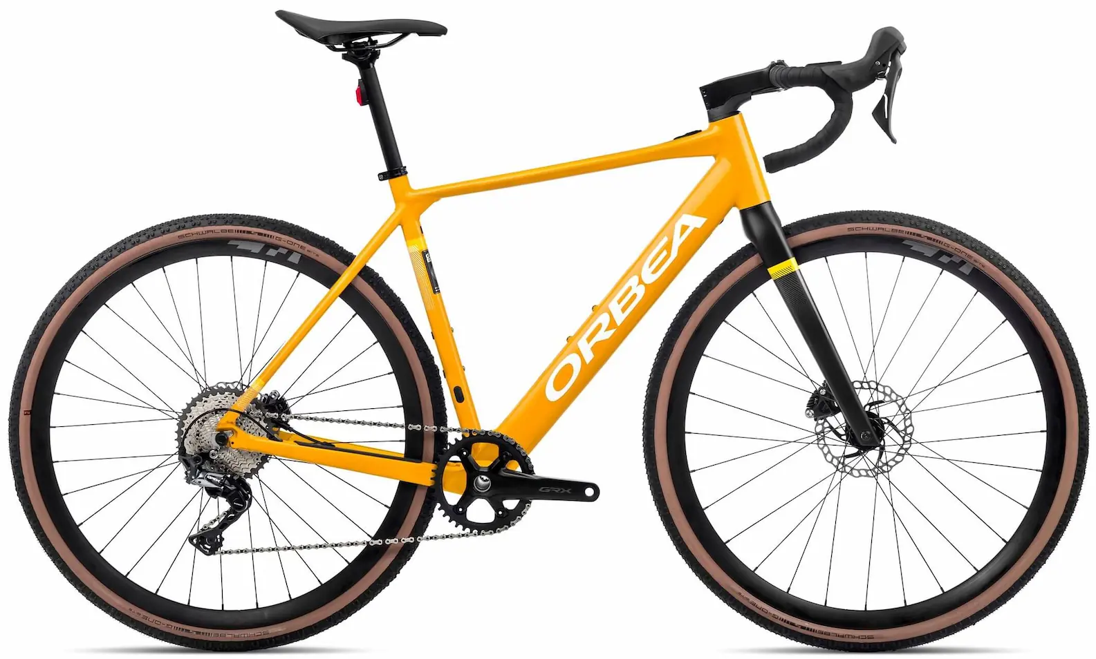 Orbea Gain D30 1X Elektrische Gravel Bike Alu frame oranje Mango XS 46cm