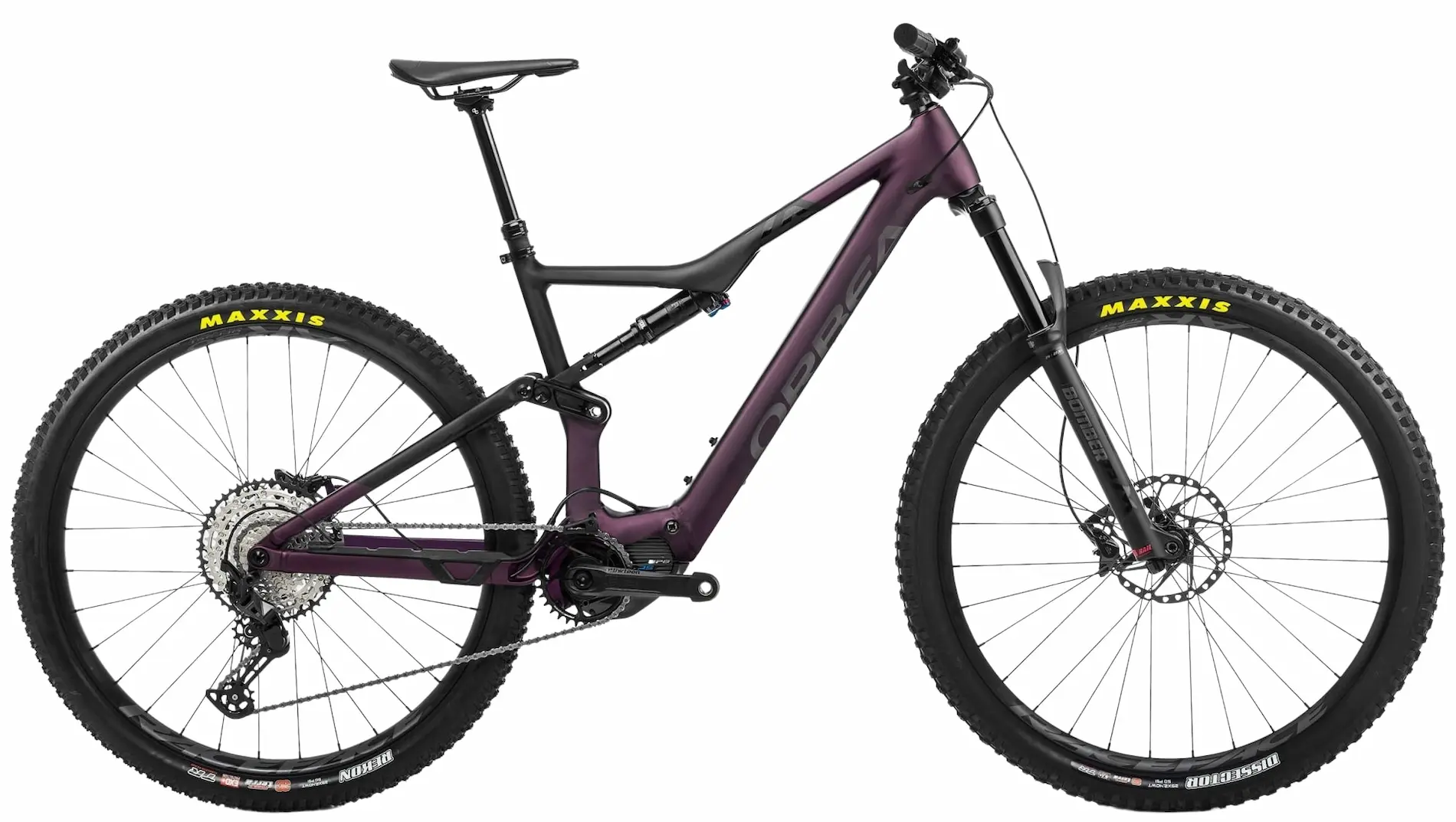 Orbea Rise H30 Elektrische Mountainbike Fully 29 inch Paars XL