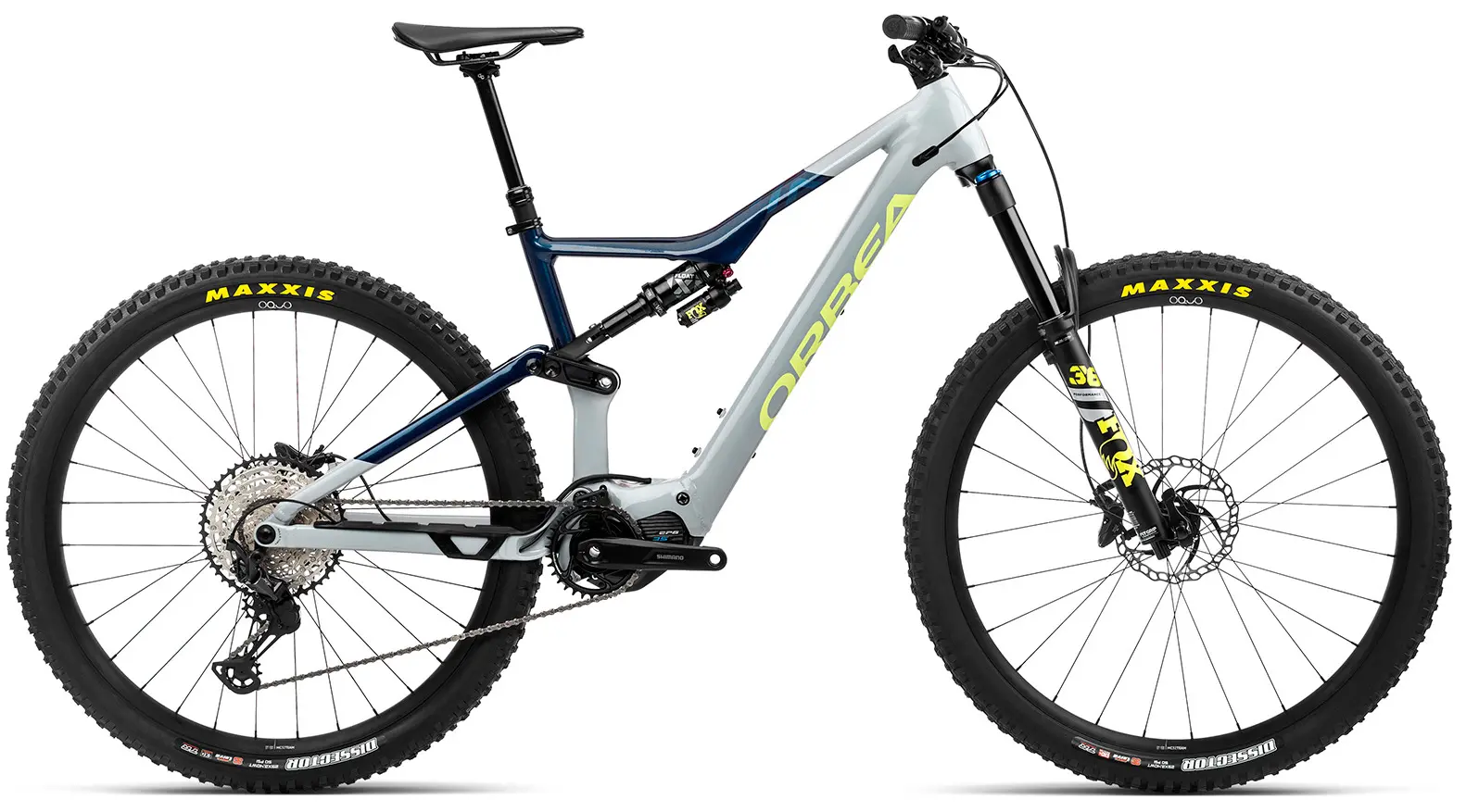 Orbea Rise H10 2023 Elektrische Mountainbike Fully 29 inch wit L