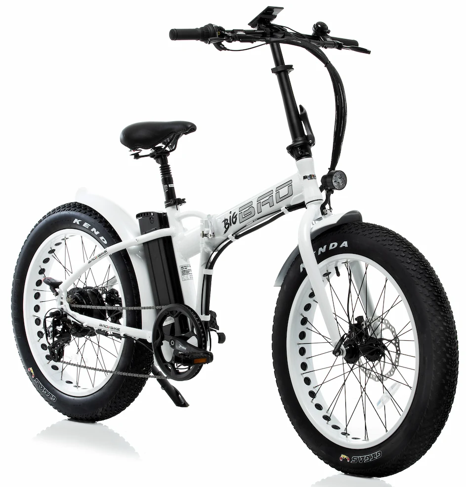 Elektrische Fatbike Plooifiets 24 inch Bad Bike BIG BAD 250W Wit