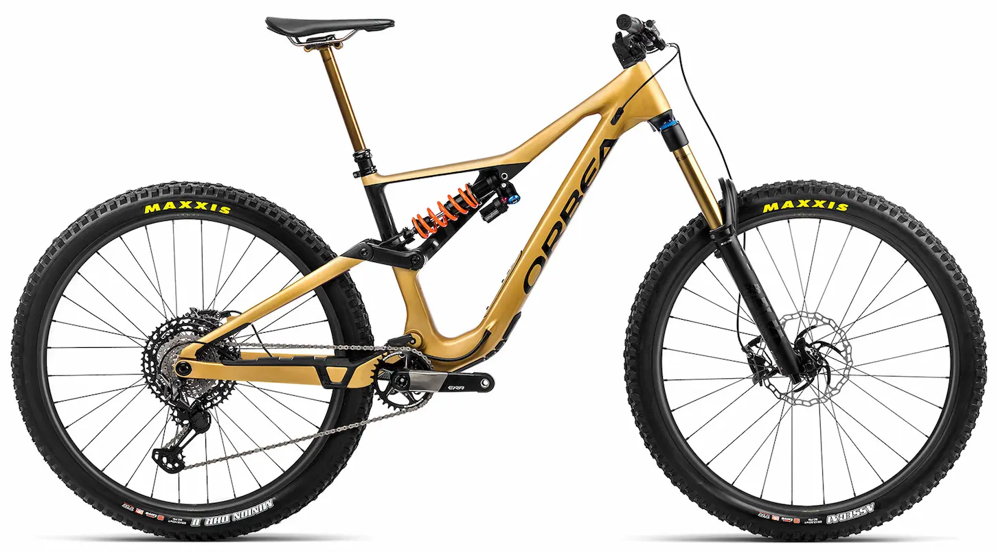 Orbea Rallon M-LTD Mountainbike Fully Carbon goud XL