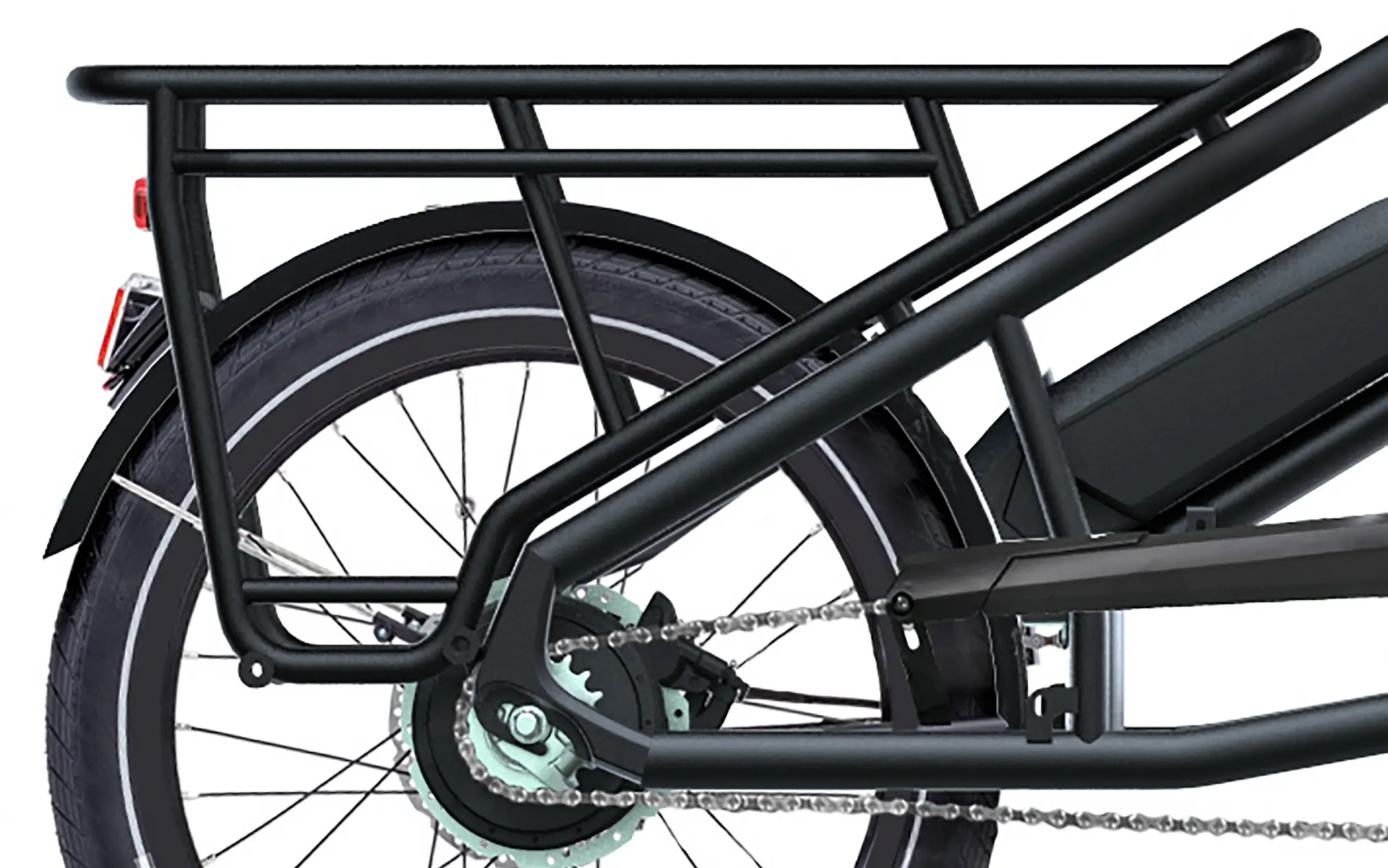 Longtail Cargo Bike Bosch Middenmotor 20 Inch Gepida 1000Wh