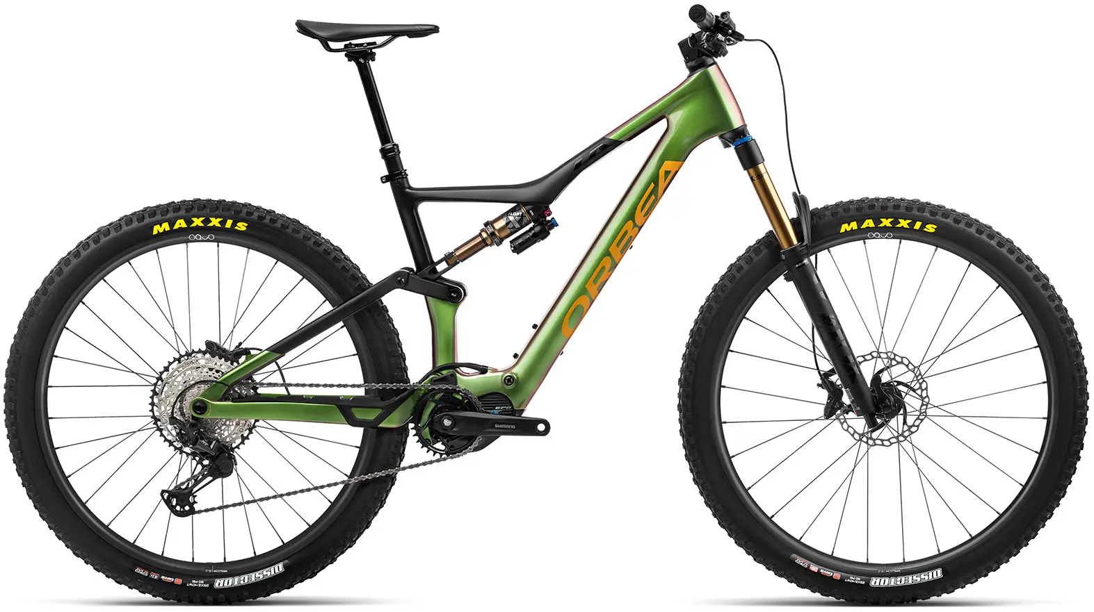 Orbea Rise M10 2023 Elektrische Mountainbike Fully 29 inch groen M
