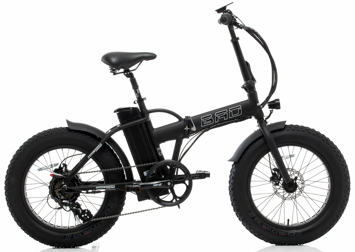 Elektrische Fatbike Plooifiets Speed Pedelec 20 Inch BAD 500W Zwart