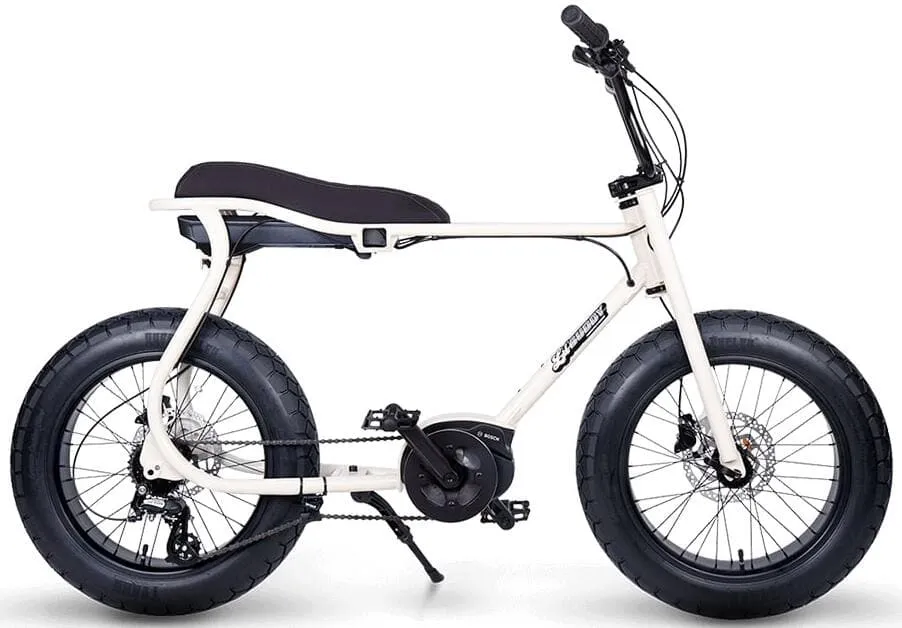 Ruff Cycles Lil'Buddy Elektrische Fatbike 20 Inch Bosch Middenmotor CX Wit