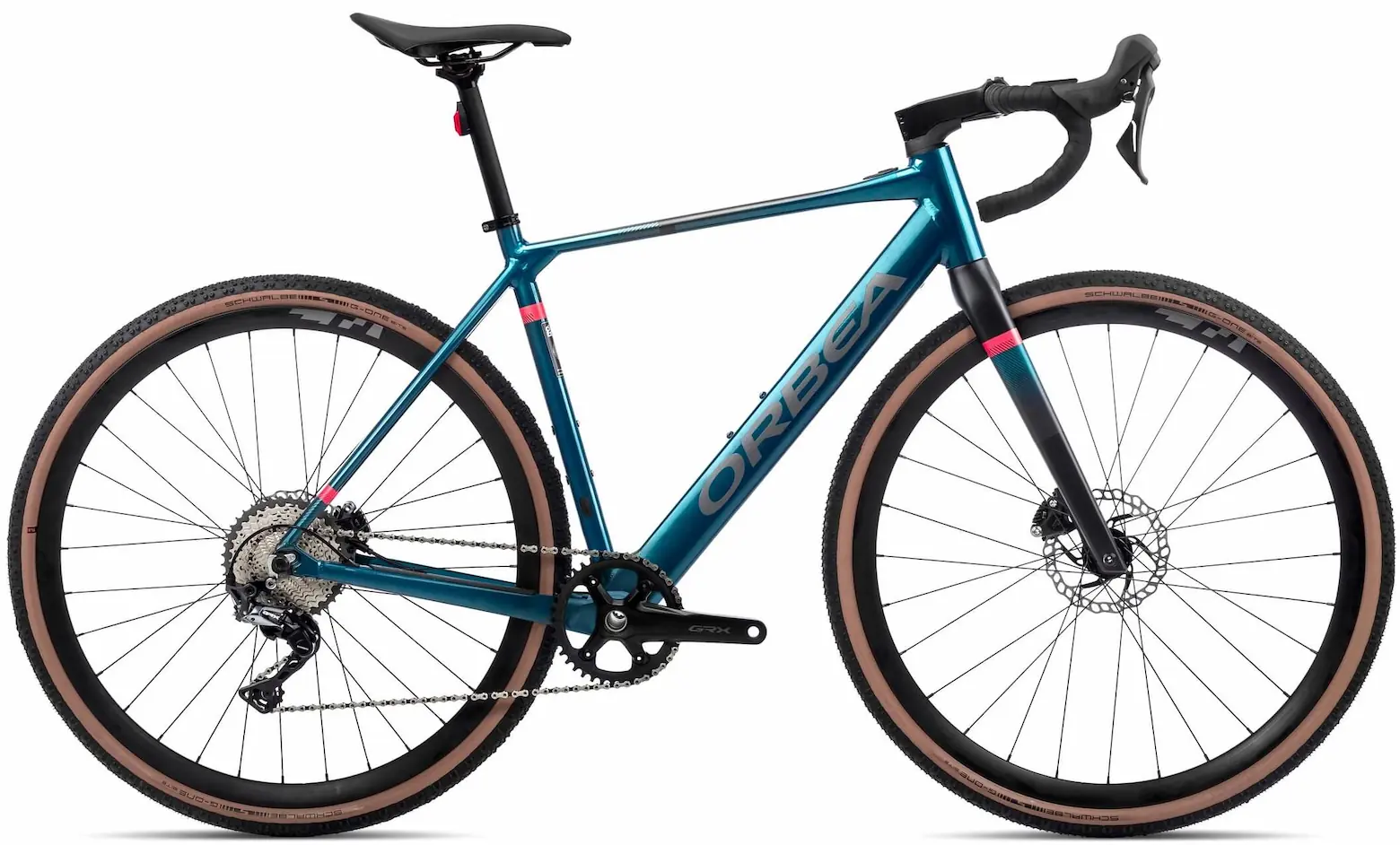 Orbea Gain D30 1X Elektrische Gravel Bike Alu frame blauw L 54,5cm