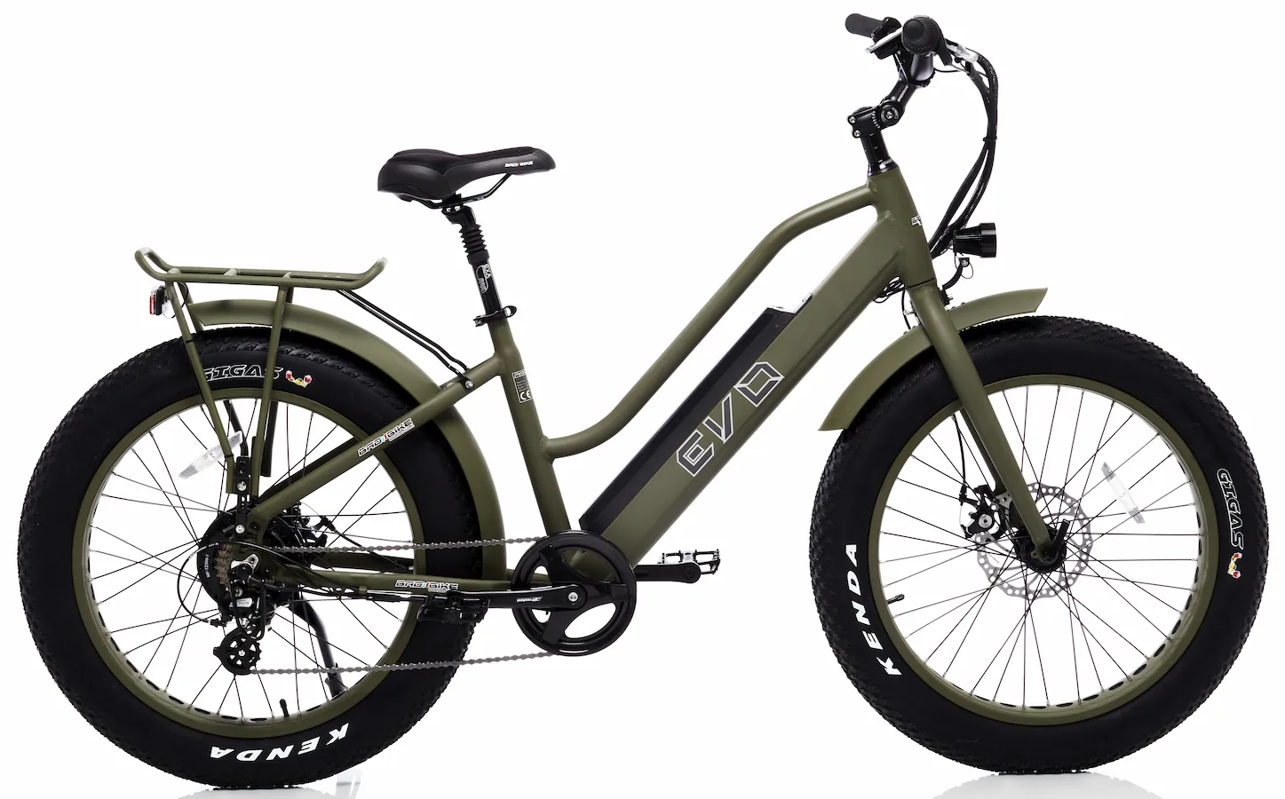 Elektrische Fatbike Dames fiets Bad Bike EVO 250W Groen