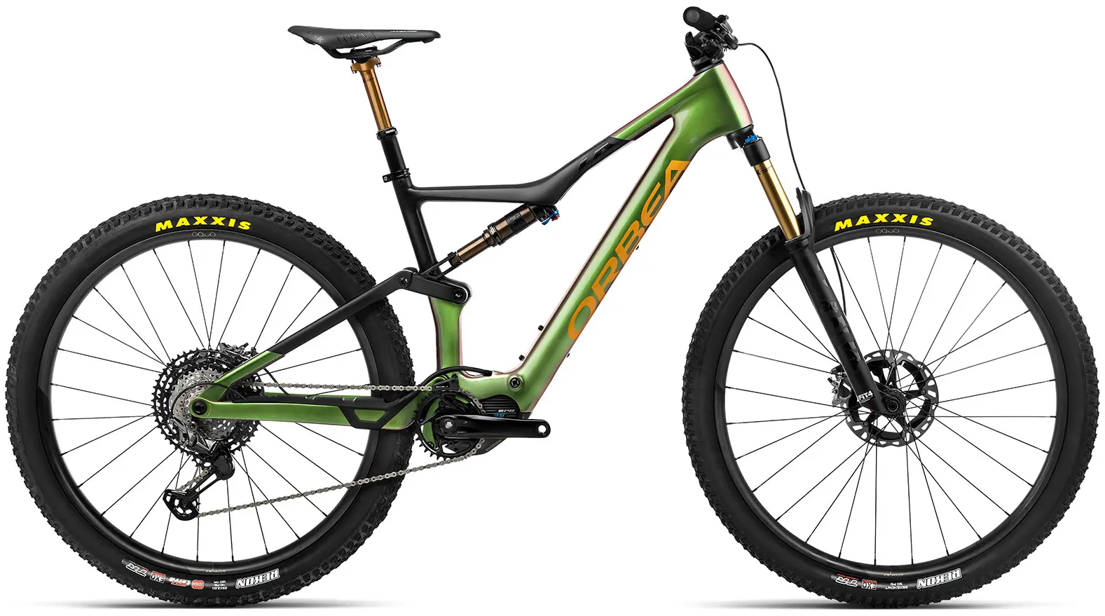 Orbea Rise M-Ltd 2023 Elektrische Mountainbike Fully 29 inch groen S