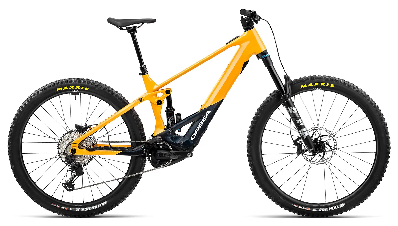 Orbea Wild H10 2023 Elektrische Mountainbike Fully 29 inch geel S