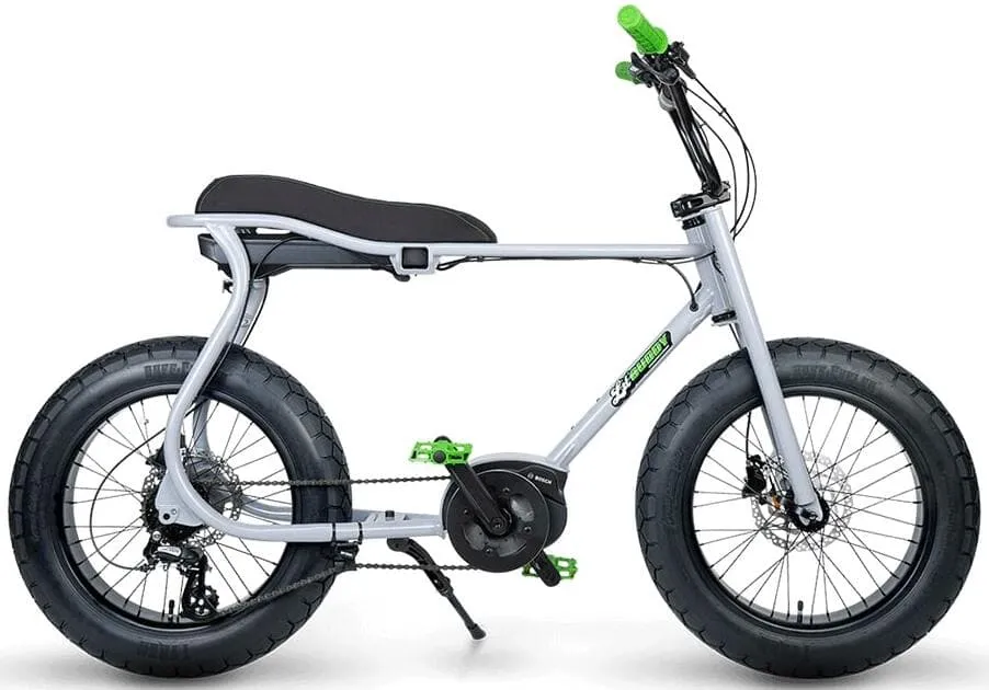 Ruff Cycles Lil'Buddy Elektrische Fatbike 20 Inch Bosch Middenmotor Grijs