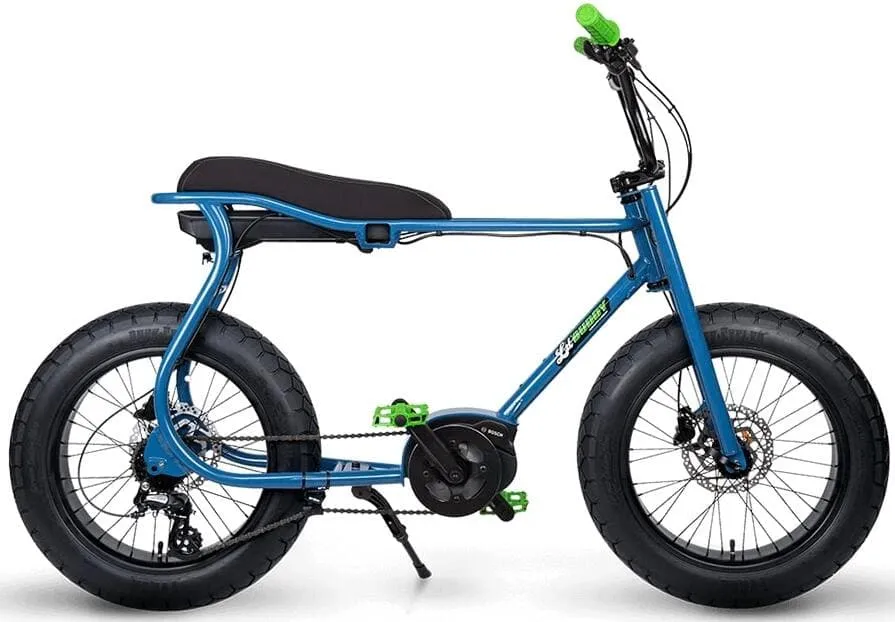 Elektrische Fatbike Middenmotor Ruff Cycles Lil'Buddy Blauw